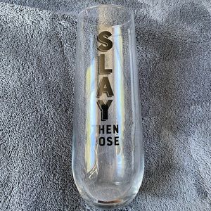 Stemless Champagne Glass